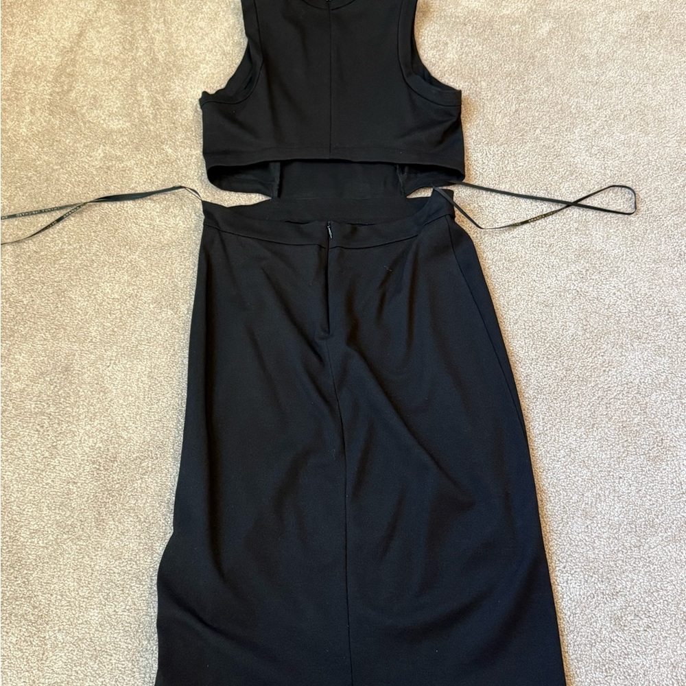 Amanda Uprichard Black Backless Dress - Picture 3 of 5
